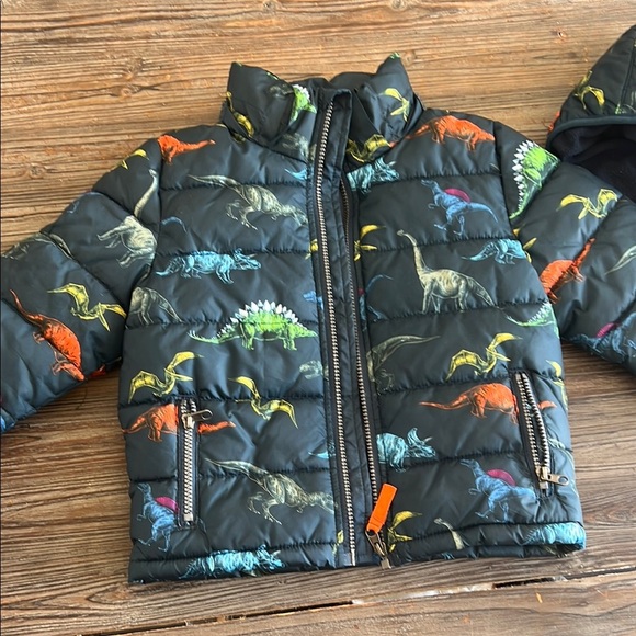 HM Kids Dinosaur Print Puffer Jacket - Picture 14 of 15
